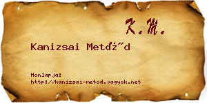 Kanizsai Metód névjegykártya
